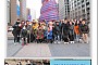 사진:세종고 빛우리 자원봉사 학생들과 청계천 나들이