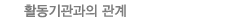 활동기관과의 관계